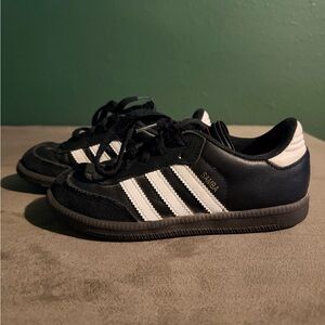 Adidas Kids Samba Black and White Shoes Size 1.5
